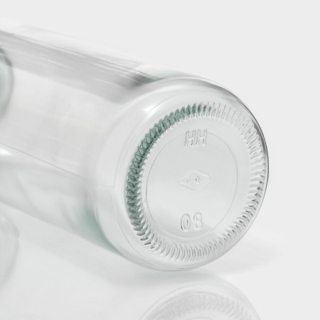 A glass bottle in a case "Africa", 300 ml, h = 17 cm, Mix color-7