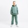 Kids (hoodies, trousers) minku color khaki, height 140 cm