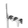 Shower mixer Wasserkraft Dinkel 5877, single -rowing, built -in, watering can, brass, chrome 100721