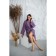 Frequency bathrobe, size 52, lavender color