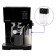 Coffee machine KitFort KT-743, Rozhkova, 1400 watts, 1.4/0.4 l, black