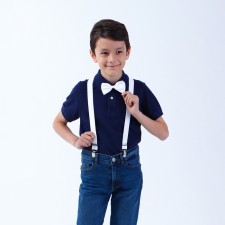 Buildings are children, width - 2.5 cm, white color