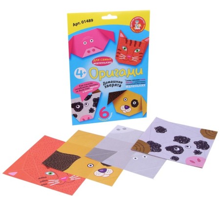 Set for creativity: Origami "Home animals"-7