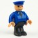 Children's barrier "Road Police" is compatible with the railway "Transport" 7.5 × 6 × 4 cm