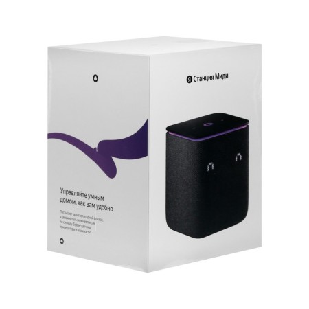 Smart column "Yandex Station MIDI", Voice Assistant Alice, 24W, Wi-Fi, BT 5.0, Black-13