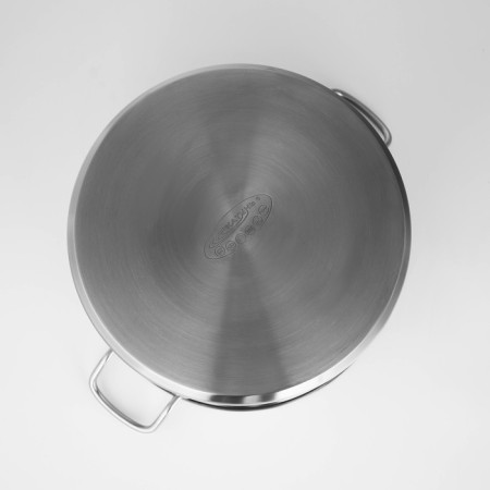 Poster "General catering", 15 l, d = 30 cm, h = 22 cm, metal cover, induction, with a heat distribution layer-6