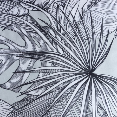 Bed linen Ethel duet Gray Tropics 143x215 cm - 2 pcs, 220x240 cm, 70x70 cm -2 pcs-3