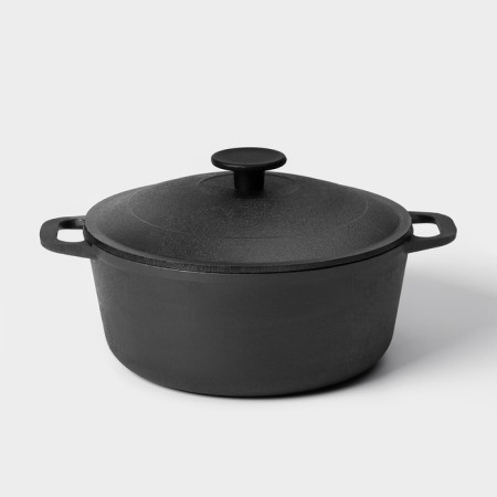 Cast iron pan Wild Kitchen, 3 l, with a lid-1