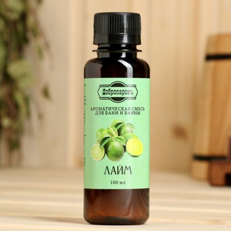 Fragrance for the bath and bath "Lime" natural, 100 ml "Dobroparov"-3