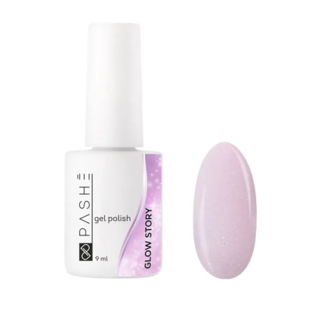 Pashe Glow Story gel polish, No. 04 Pink radiance, 9 ml