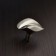 Hand button (mod. 1940), matte nickel color