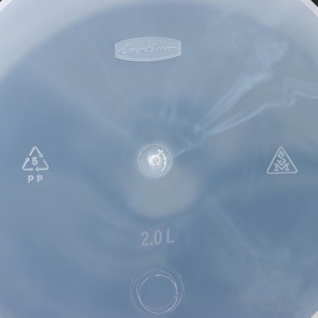 Kashpo for flowers with the insert "Arte", 2 l, the color is transparent-4