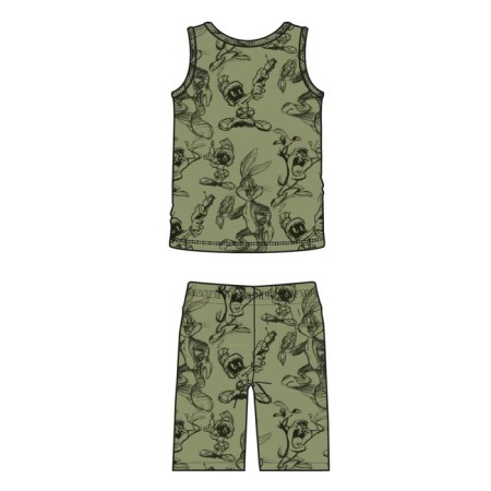 Pajama for the boy PlayTode: T -shirt and shorts, height 134 cm-3