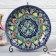 Largan Rishtan ceramics "Patterns", 25 cm, Blue Mix
