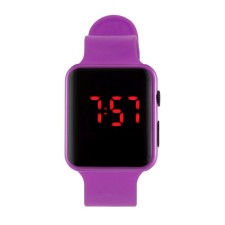 Electronic watch watches with silicone strap