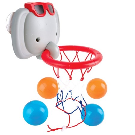 Toy "Basketball ring: elephant", for bathing in the bathroom