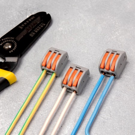 Universal terminal of QMS 222-413, 3-wire gray 0.08-2.5/4 mm² (50 pcs/union) rexant-6