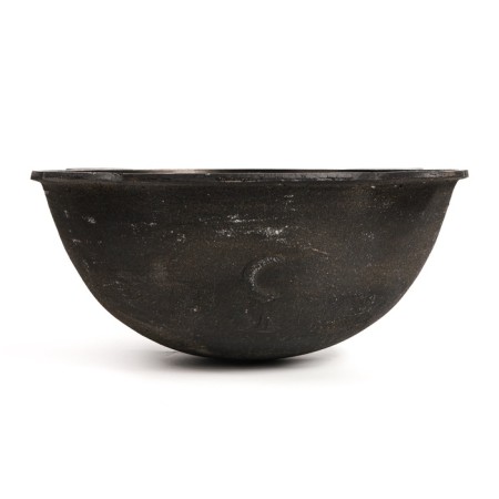 Kazan is cast -iron, 8 l, round bottom, aluminum cover-2