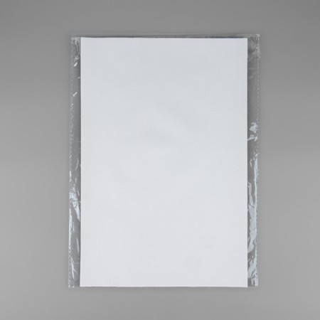 Artificial leather, 20 × 30 cm, 0.5 mm, 3 pcs, white color-4