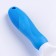 Brush of wool with elongated silicone teeth and massage effect, 9.8 x 18.5, blue
