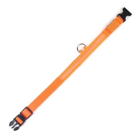 Collar with backlight size L, Osh 45-52 x 2.5 cm, 3 lumines of the glow orange-3
