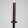 Souvenir weapon "Katana Tanzi" 102 cm, black, polystyrene foam