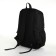 School backpack on a zipper, 4 pockets, black color