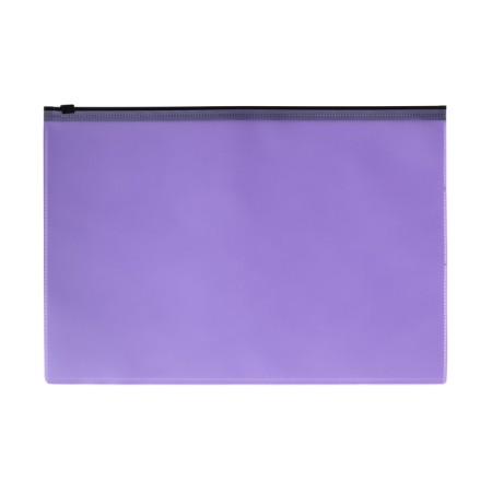 The convert folder on the A4 ZIP-Molniya, 180 μm, Calligrata Pastel, translucent, black lightning, purple