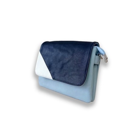 Women's bag Berta Blue-white-blue-1