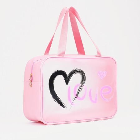 Lightning cosmetic bag, pink color