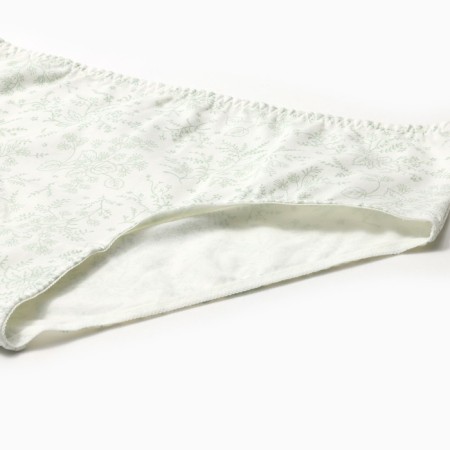 Set of women's panties slips (3 pcs), coffee/milk/white color, size 56-2