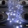 Garland "Mishura" 10 m Rosa, IP20, silver thread, 200 LED, white glow, 12 V