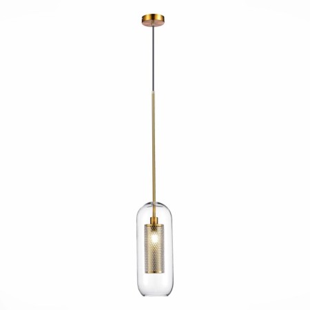 STL LUCE Sus. SL1048.303.01. Gerrit. 1x40 W, E14, 15x15 cm, brass color-1