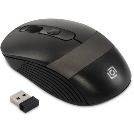 Mouse call 310MW Black/Gray optical (3200DPI) wireless USB for laptop (3but)-4