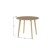 Dining table "Morgan", 900 × 900 × 756 mm, the color of the oak -armed