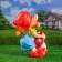 Garden figure "Gnome Girl on fly agaric" 27x28x39cm