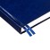 Dated diary of 2025, A5, 168 sheets in a ruler, leatherette "Nebraska", silver cut, blue