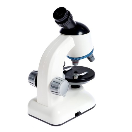 Game set "Laboratory microscope", a rotating lens with backlight, an increase in X40, 100, 400-3