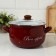 Poster "Bordeaux", 4 l, glass cover, induction, burgundy color