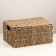 Basket with a lid, 32x22x15 cm, algae
