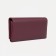 Women's wallet on the button, burgundy color