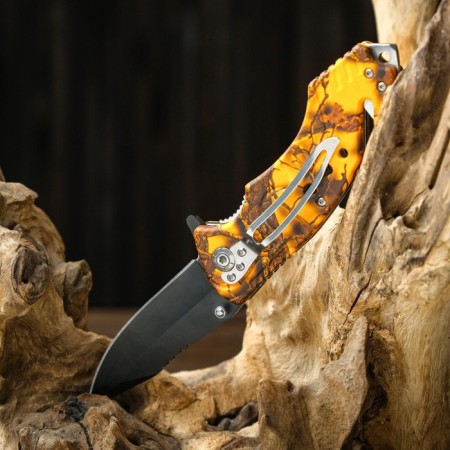 Folding "Tiger" knife 19.5cm, blade 85mm/1.2mm, mix-19