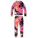Thermal complex for girls: trousers, sweatshirt, height 146 cm