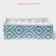 Organizer for storing linen “Laguna”, 24 cells, 30 × 30 × 10 cm, turquoise color