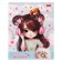 Notebook of 40 sheets in the cage "Cat Girl", cover coated cardboard, offset block 65g/m2, mix