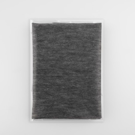Flizelin glue, point, 35 g/sq.m, 90 cm × 1 m, color graphite color-3