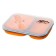 Silicone TRAMP TRC-090, 2 compartments with a loser, orange, 900ml