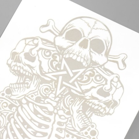 Blue Tattoo Blue "Screaming Skeletons" 18x11 cm-3