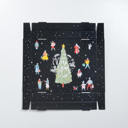 Happy New Year folding box, 31.2 x 25.6 x 16.1 cm, New Year-6