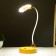 Bloom table lamp LED 3W AKB USB yellow 11.5x13x45 cm Risalux